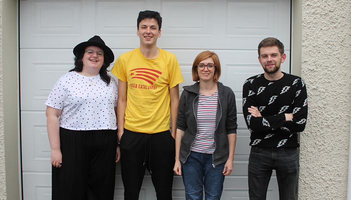 L-R Caryl, Osian, Manon & Morgan