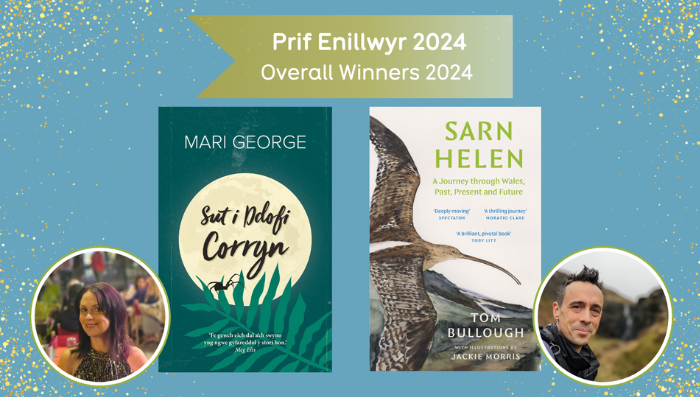 Tom Bullough and Mari George are the 2024 Wales Book of the Year Winners 2024